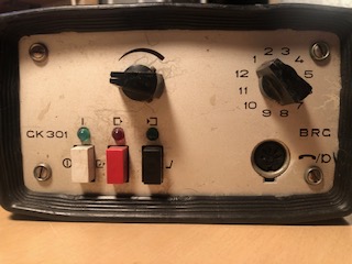 BRG GK301 gépkocsi kezelő egység