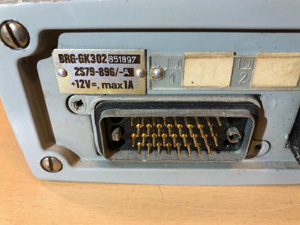 BRG GK302 szelektív hívóval ellátott gépkocsi kezelő egység