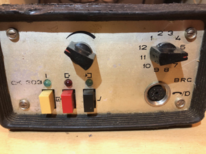 BRG GK303 beszédtitkosítóval ellátott gépkocsi kezelő egység, BM belügyminisztériumi használatra