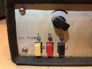 BRG GK303 beszédtitkosítóval ellátott gépkocsi kezelő egység, BM belügyminisztériumi használatra