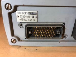 BRG GK303B D-hangú szelektív hívójel adóval ellátott gépkocsi kezelő egység, BM belügyminisztériumi használatra