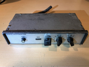 BRG GK3-V mobil gépkocsi kezelő egység