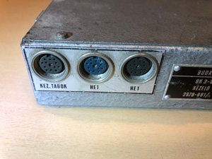 BRG GK3-V mobil gépkocsi kezelő egység